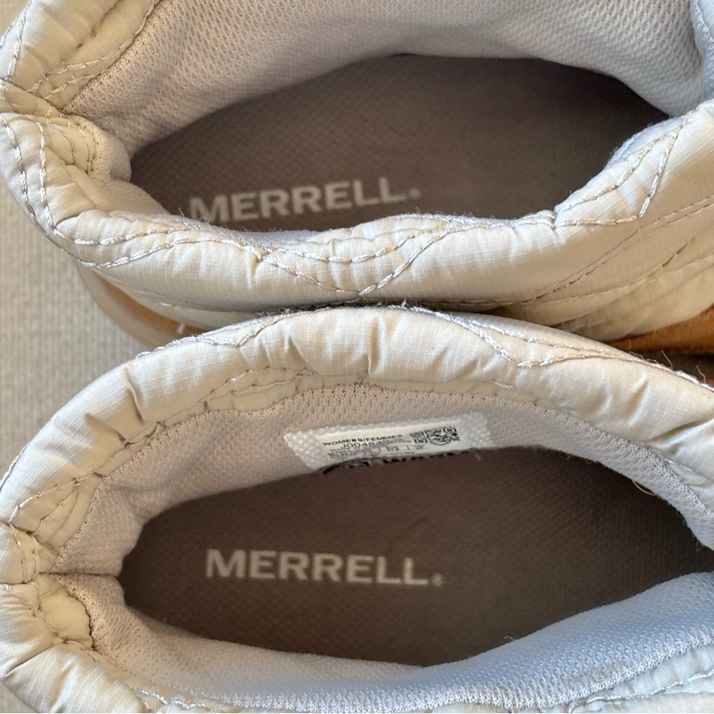 Merrell Approach Brindle Winter Waterproof Booties Quilted Suede Boots Size 7 - Picture 14 of 16
